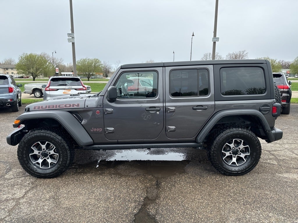 Used 2022 Jeep Wrangler Unlimited Rubicon with VIN 1C4HJXFN4NW216336 for sale in Albert Lea, Minnesota