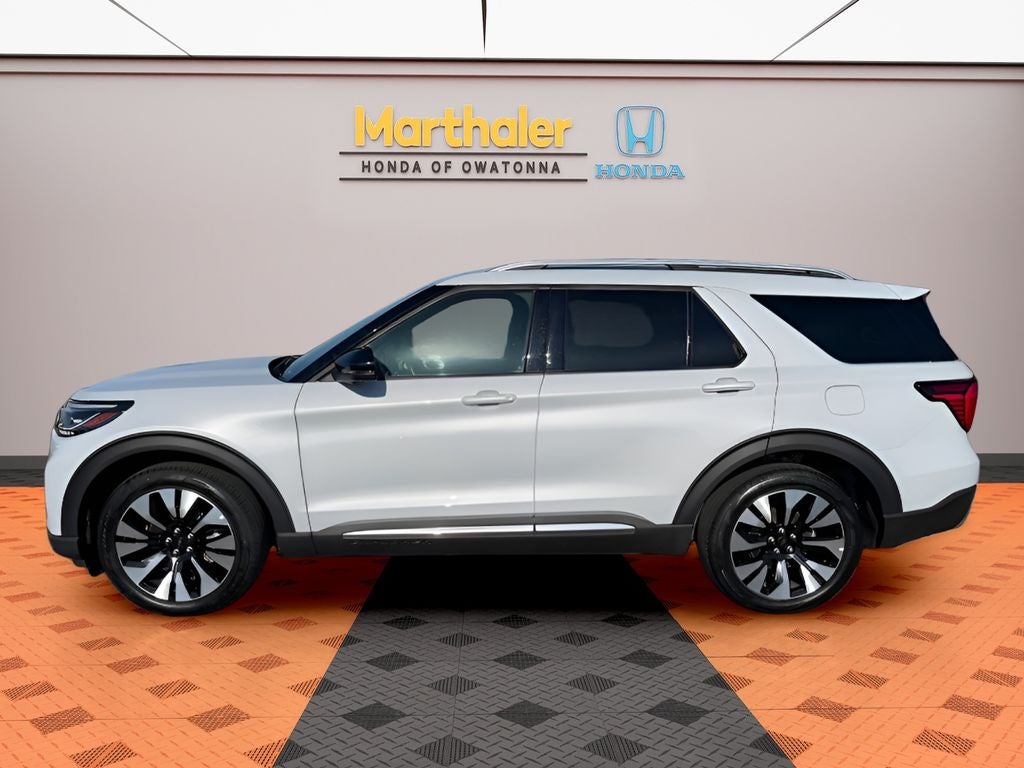 Used 2025 Ford Explorer Platinum with VIN 1FMUK8HHXSGB81425 for sale in Albert Lea, Minnesota