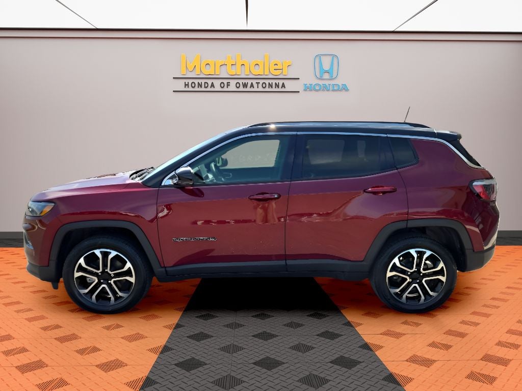 Used 2022 Jeep Compass Limited with VIN 3C4NJDCB5NT107885 for sale in Albert Lea, Minnesota