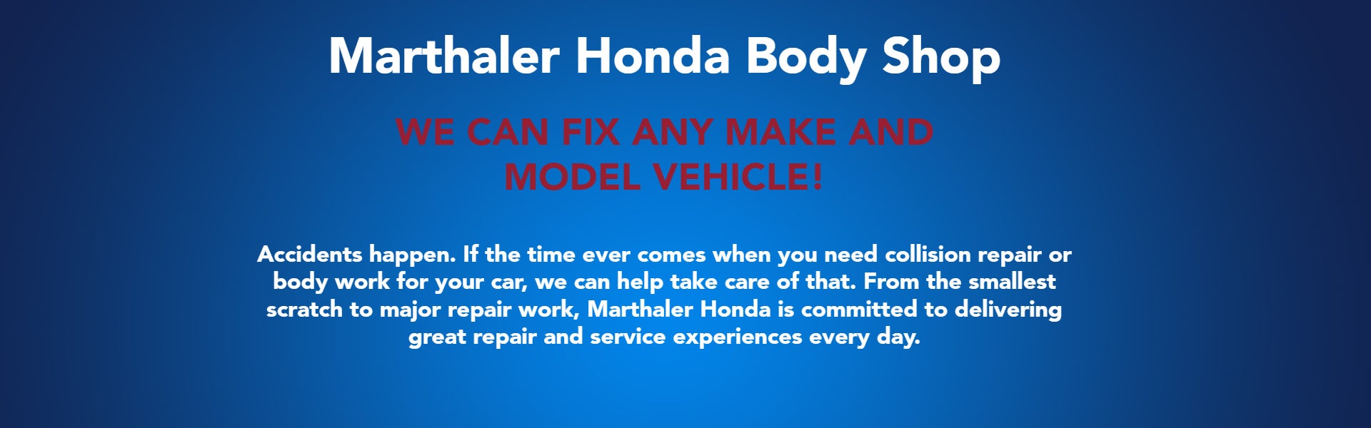 Marthaler Honda in Owatonna MN
