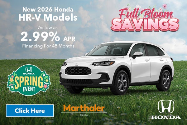 New 2026 Honda HR-V Models
