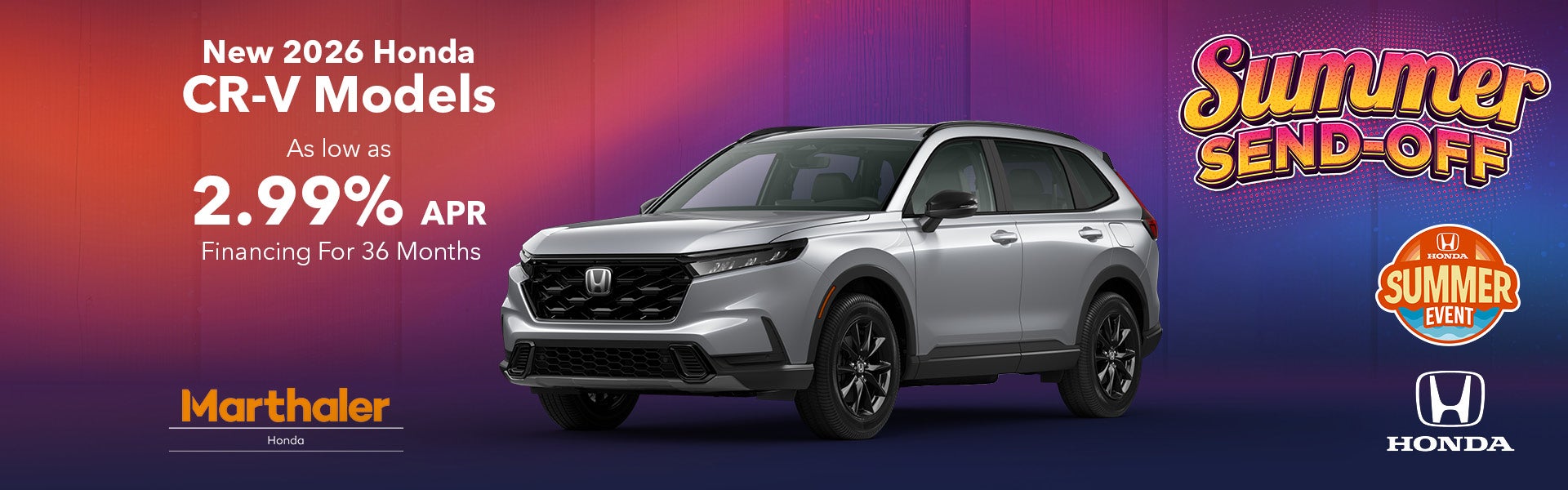 New 2026 Honda CR-V Models