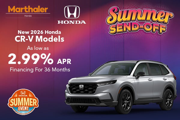 New 2026 Honda CR-V Models
