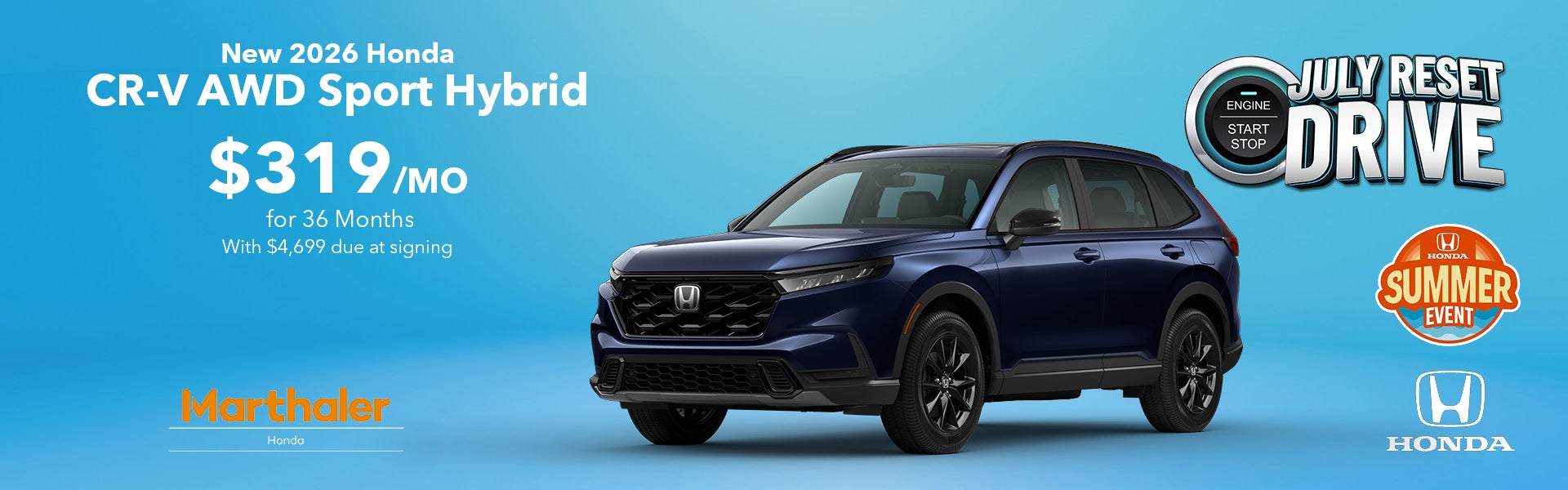 New 2026 CR-V AWD Sport Hybrid