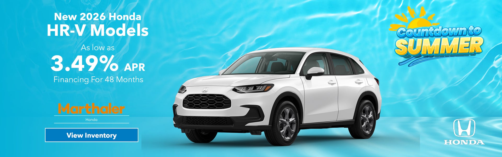 New 2026 Honda HR-V Models