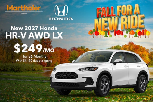 New 2027 HR-V AWD LX