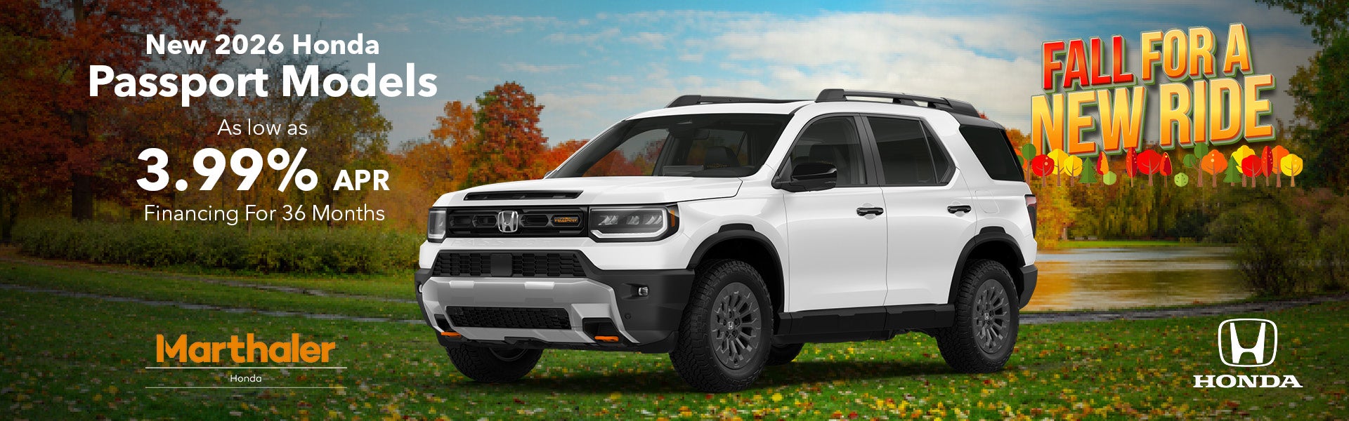 New 2026 Honda Passport Models