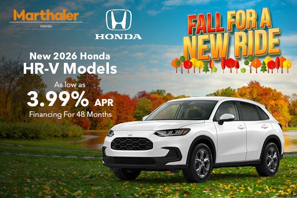 New 2026 Honda HR-V Models