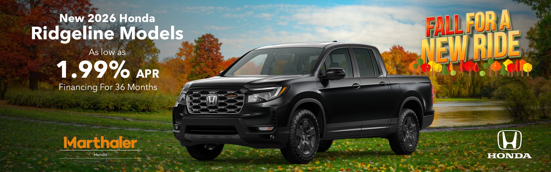 New 2026 Honda Ridgeline Models