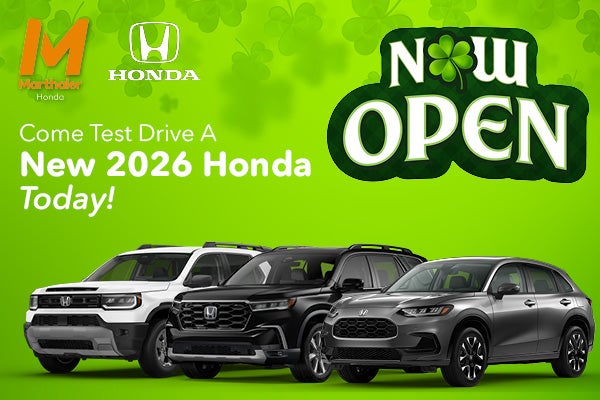 Come Test Drive A New 2026 Honda