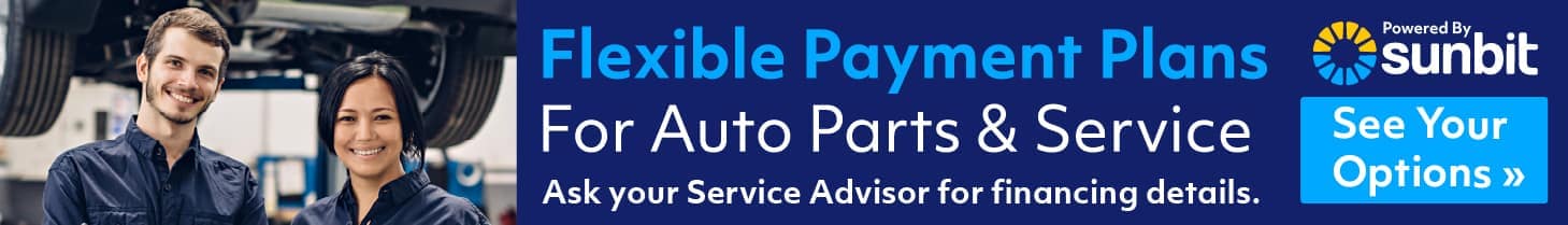 Service & Parts Buy now, Pay-over-time